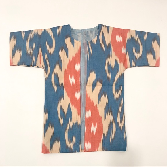 handmade Other - Uzbek Traditional Ikat print coat